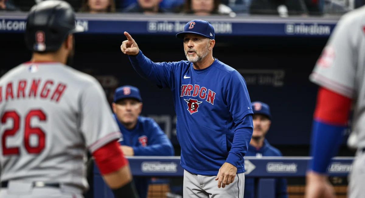 Baseball manager signaling strategy from dugout