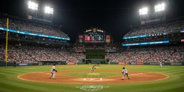 Unpacking Top 5 MLB Playoff Moments: 2025 Impact Dramatic night game playoff moment with batter hitting, crowd cheering