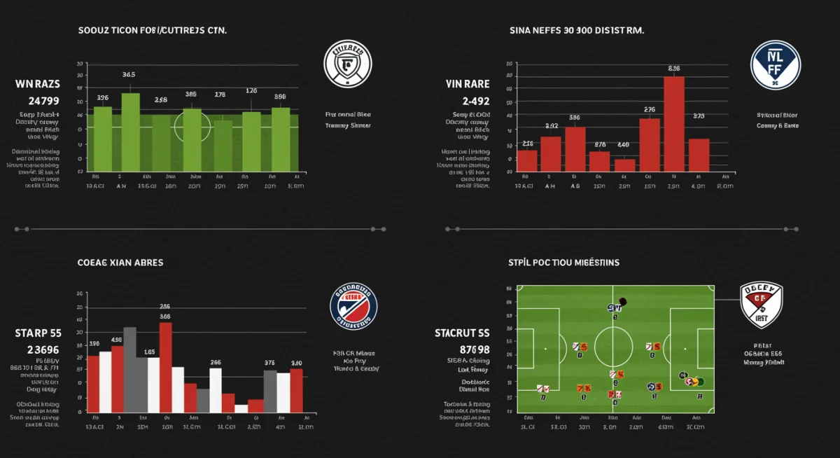 Statistical infographic comparing top four MLS Cup 2025 contenders