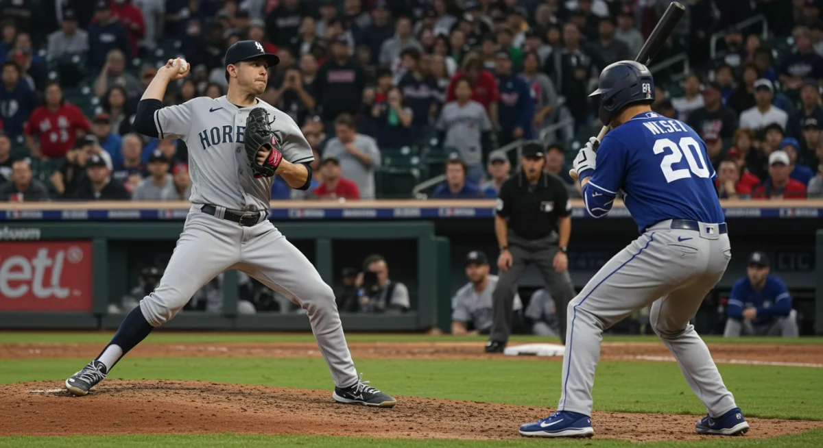 Intense pitcher-batter duel in crucial playoff game