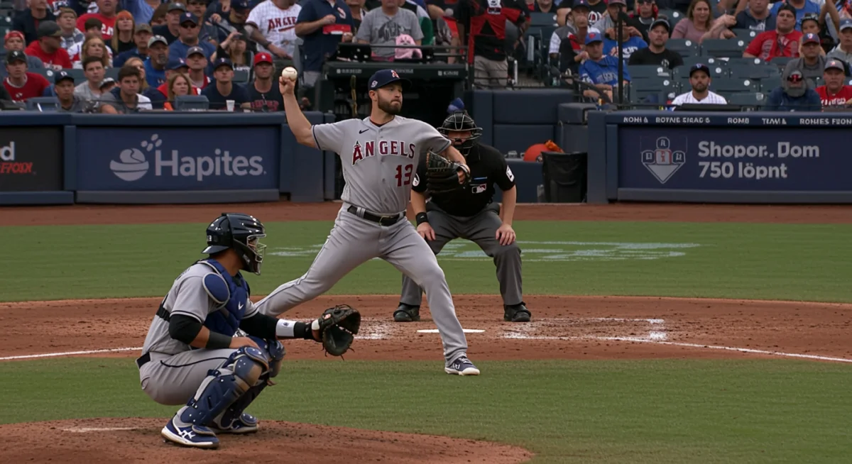 MLB pitcher delivering a strategic pitch as signaled by the catcher.