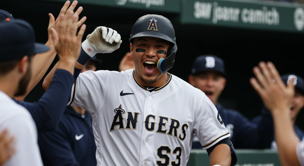 Player celebrating a crucial stolen base, showing the emotional impact of a successful play.