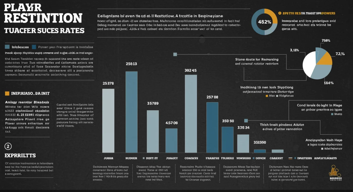 Infographic on college sports player retention and transfer success rates