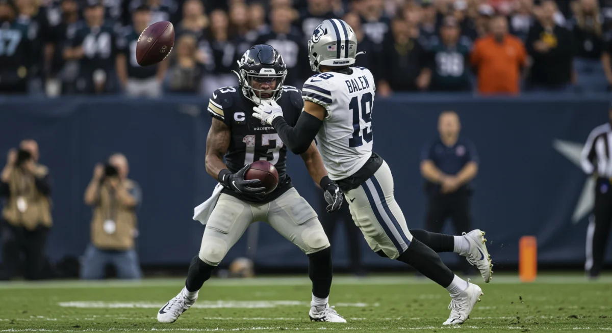 NFL player adapting to new rule with strategic on-field play.