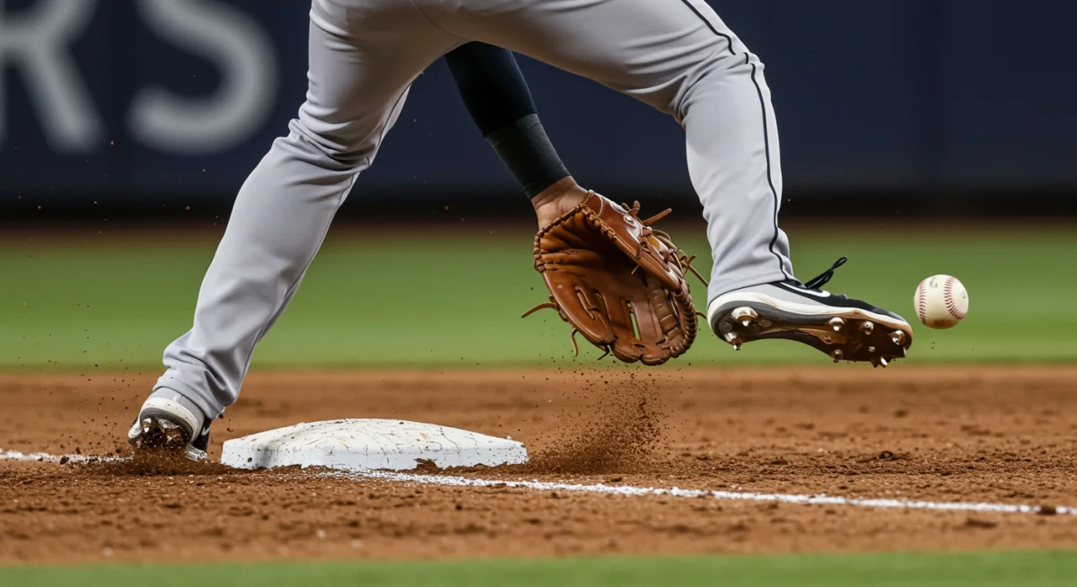 Second baseman pivots for double play relay