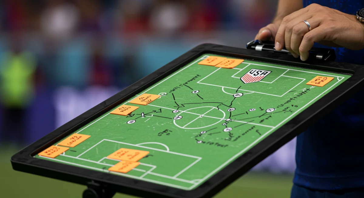 USMNT coaching staff analyzing tactics and player selections.